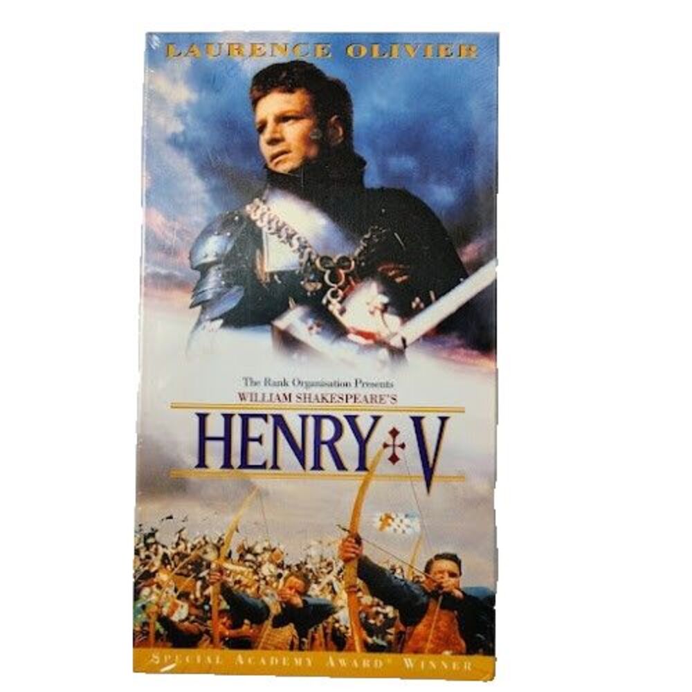 Henry V VHS 1944 Movie Robert Newton War Historical Action NEW